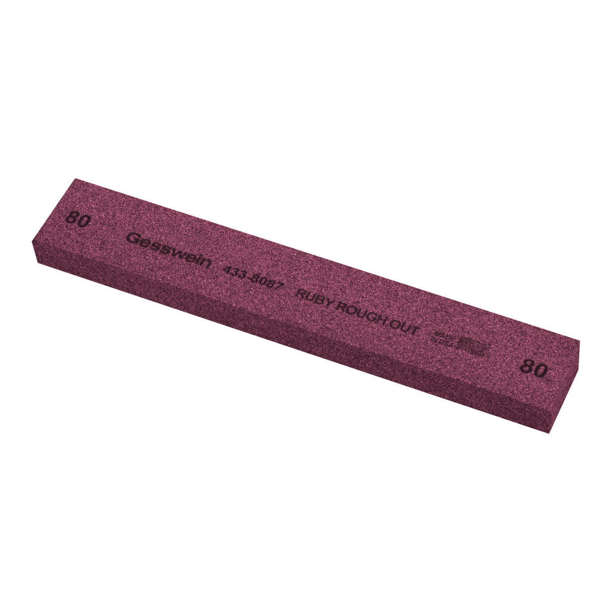 Gesswein® Ruby Rough-Out Stones 1" x 1/2" x 6" (Pkg. of 6)