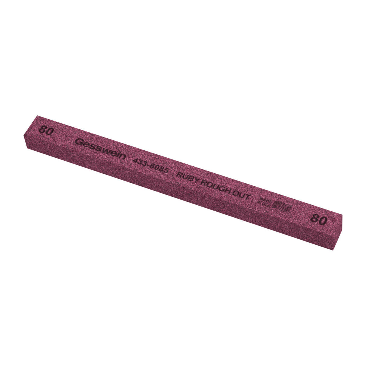 Gesswein® Ruby Rough-Out Stones 1/2" x 1/2" x 6"