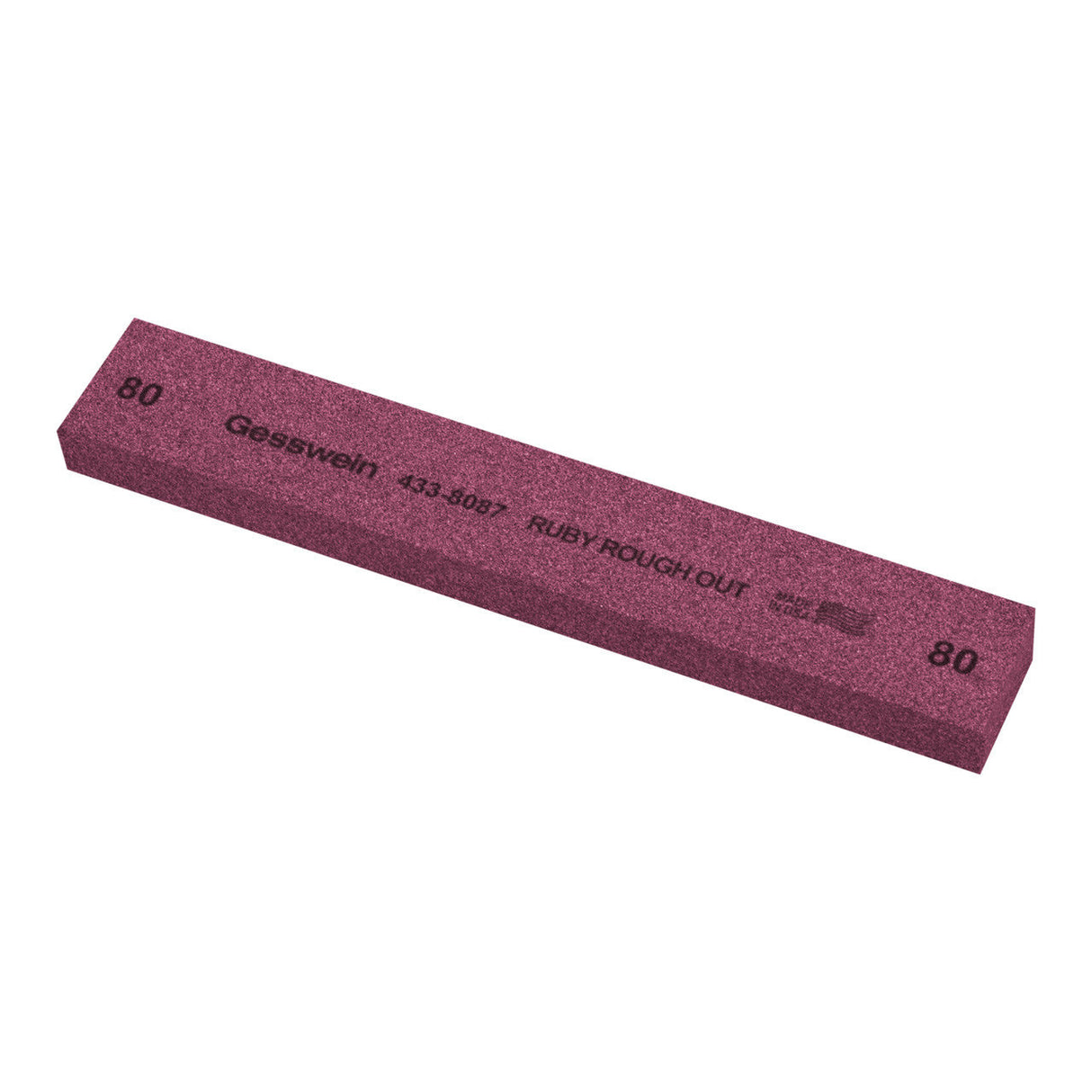 Gesswein® Ruby Rough-Out Stones 1" x 1/2" x 6" (Pkg. of 6)