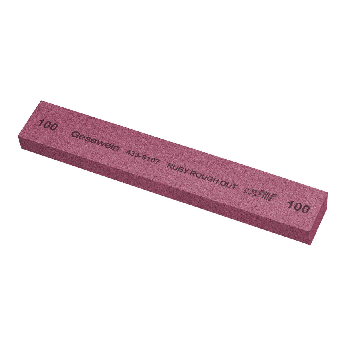 Gesswein® Ruby Rough-Out Stones 1" x 1/2" x 6" (Pkg. of 6)