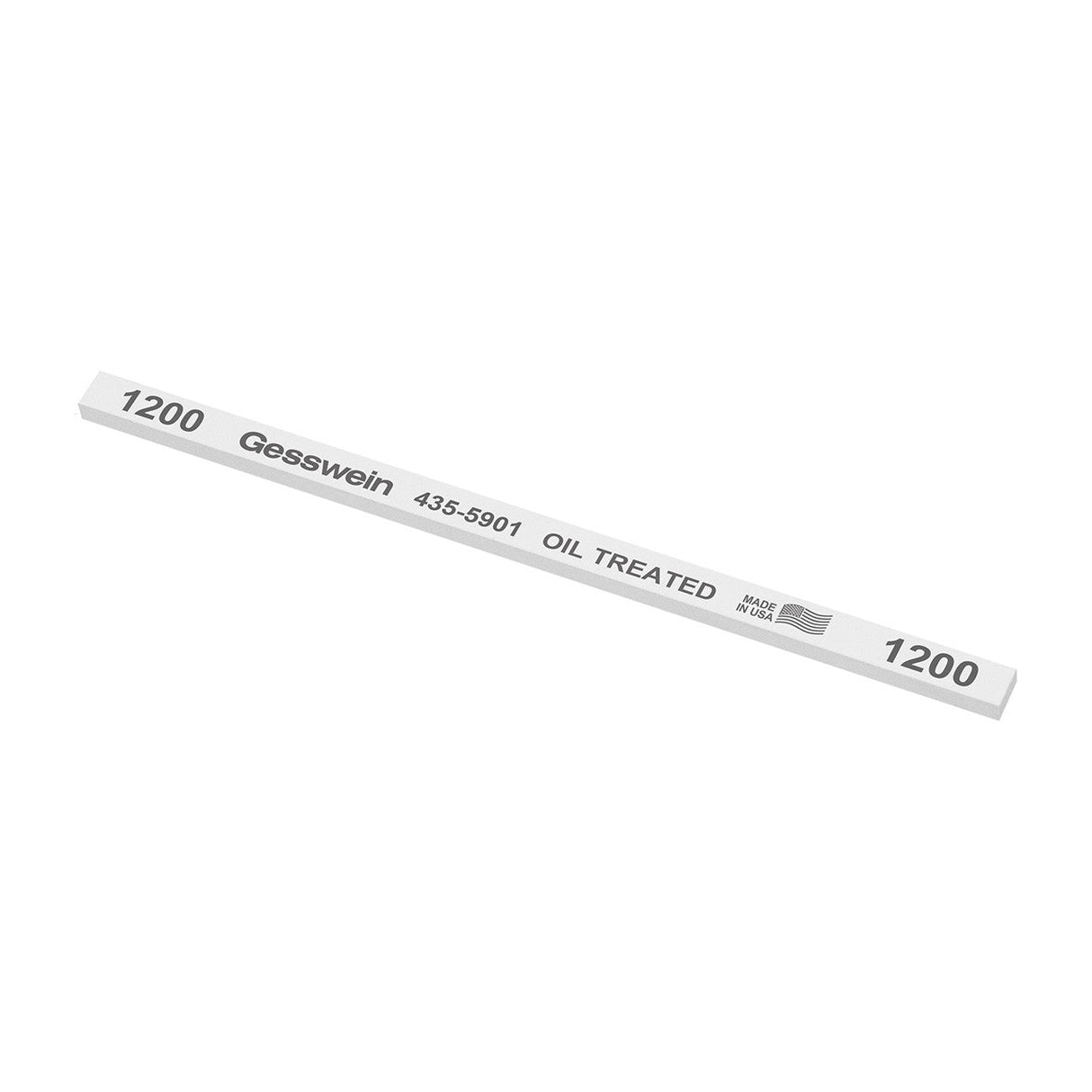 Gesswein® Oil-Treated Stones - Rectangle 1/4" x 1/8" x 6" (Pkg. of 12)