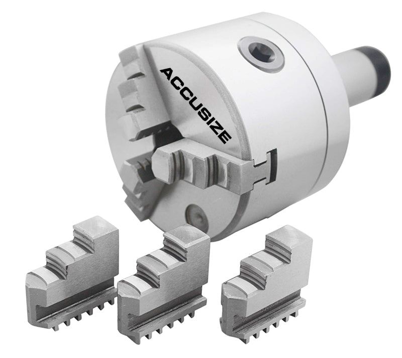 5C Lathe Chucks 3-Jaw Self-Centering Scroll