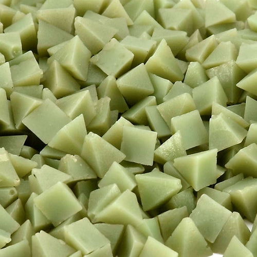 Light Green Plastic Pyramids, 400 grit