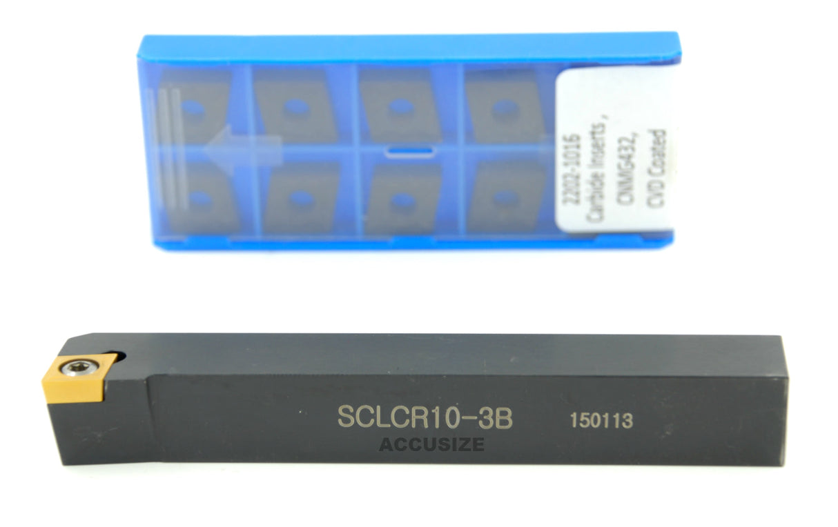 SCLC R/L Toolholders with CCMT Carbide CVD Coated Inserts