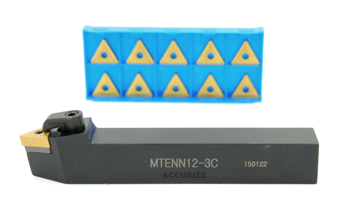 MTENN Toolholders with TNMG Carbide Inserts