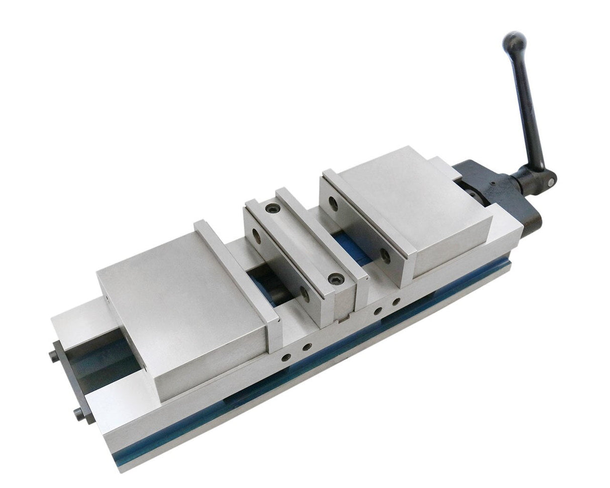 FA42-1242, 6" Double Lock Angle Tight Precision Machine Vise with 2 Clamping Station