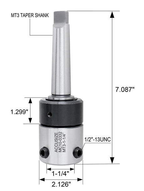 Weldon Shank with Coolant System for Drill Use Annular Cutter on Drill Press or Bridgeport Milling Machine