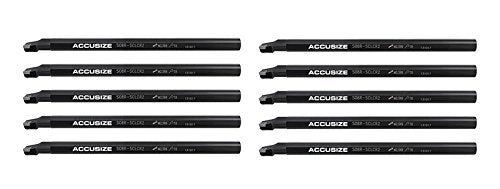 P252-S403x10, 10 Ps 1/2"x7" RH SCLCR3 Indexable Boring Bar Tool Holder w/ Insert