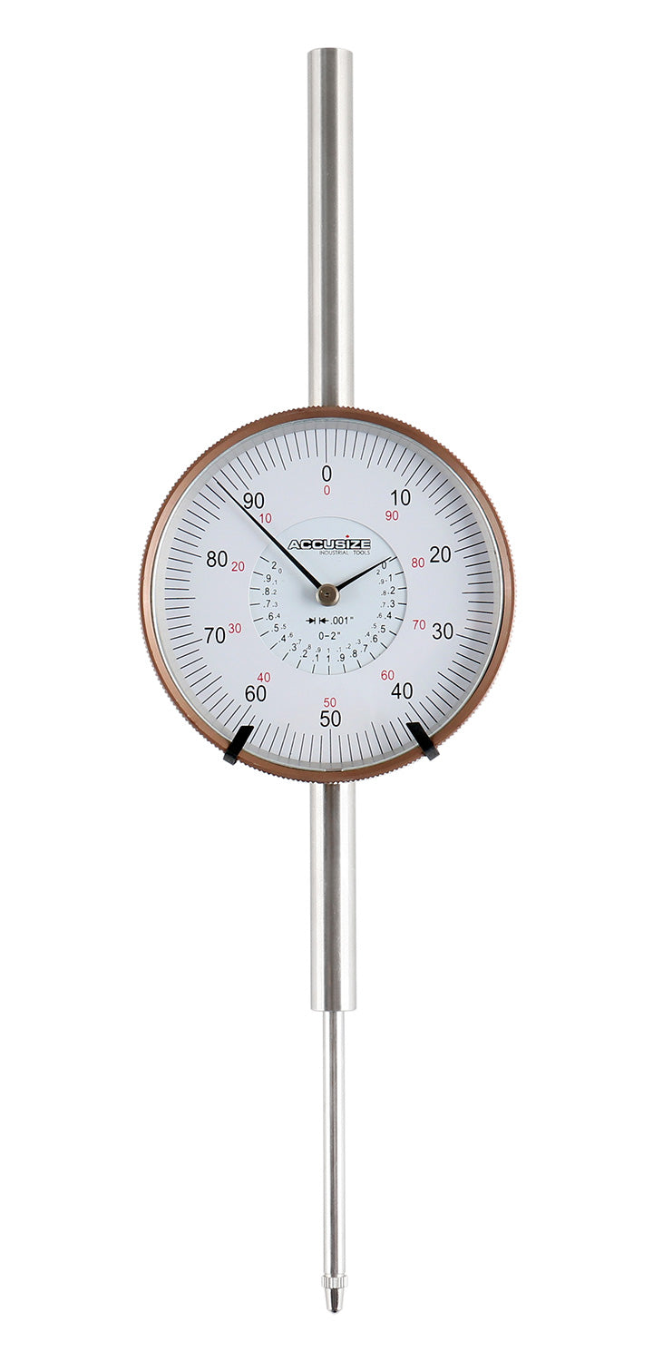 P900-S090, 0-2" x 0.001" Big Face Dial Indicator