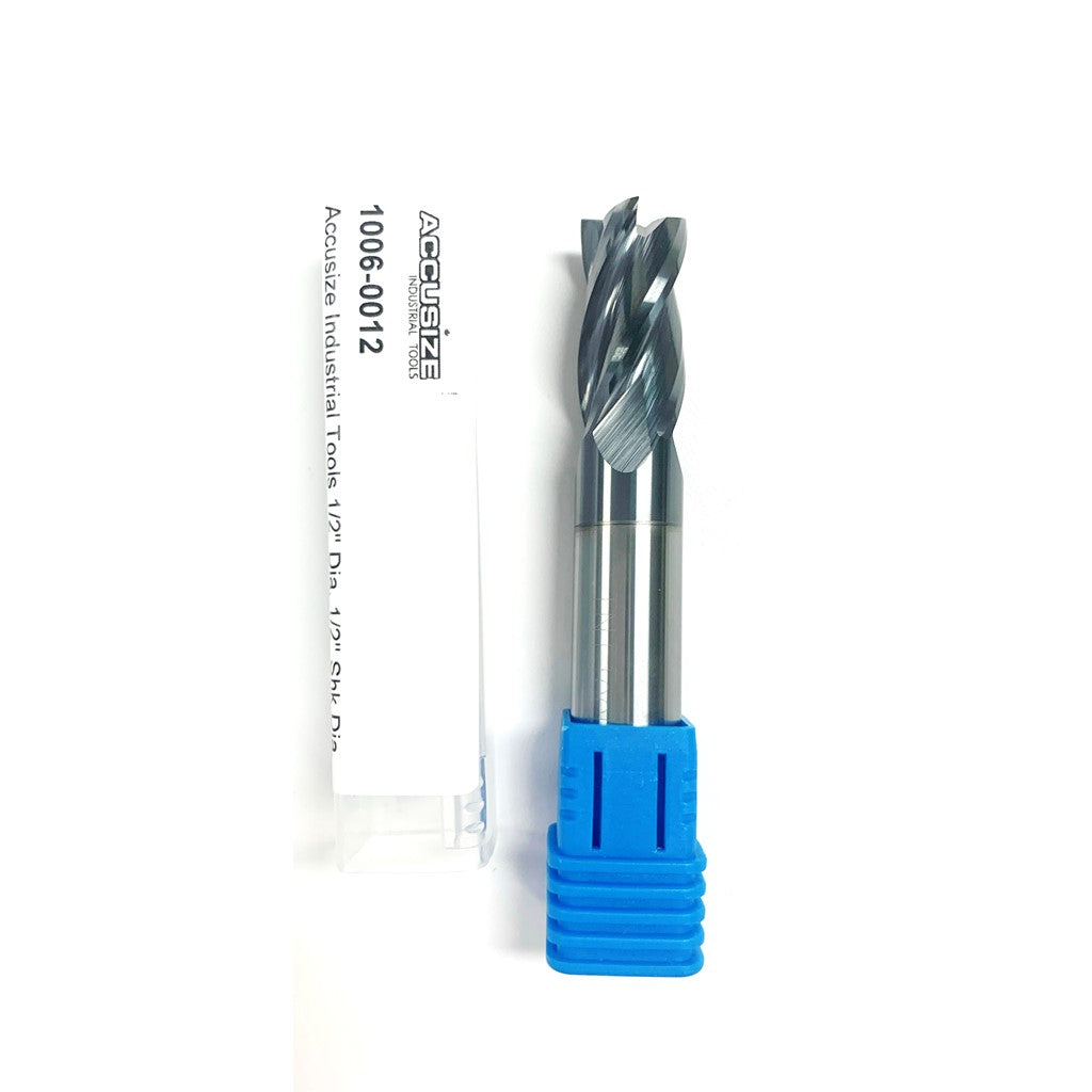 4 Flute Single End Solid Carbide End Mills